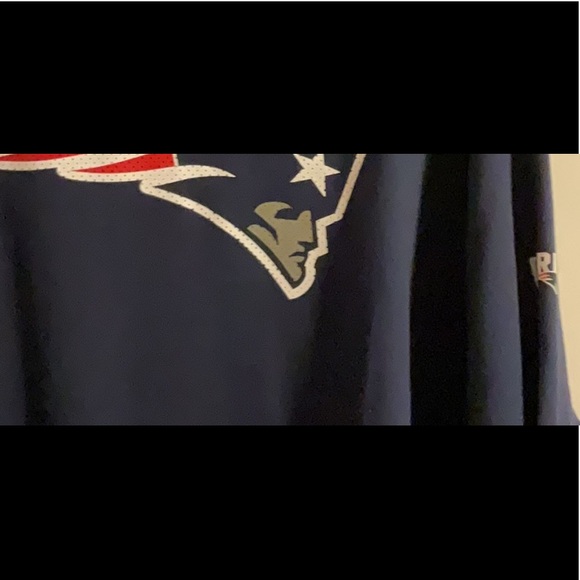 Majestic NFL Navy New England Patriots Crewneck Sweatshirt XXL NWT - Picture 2 of 11